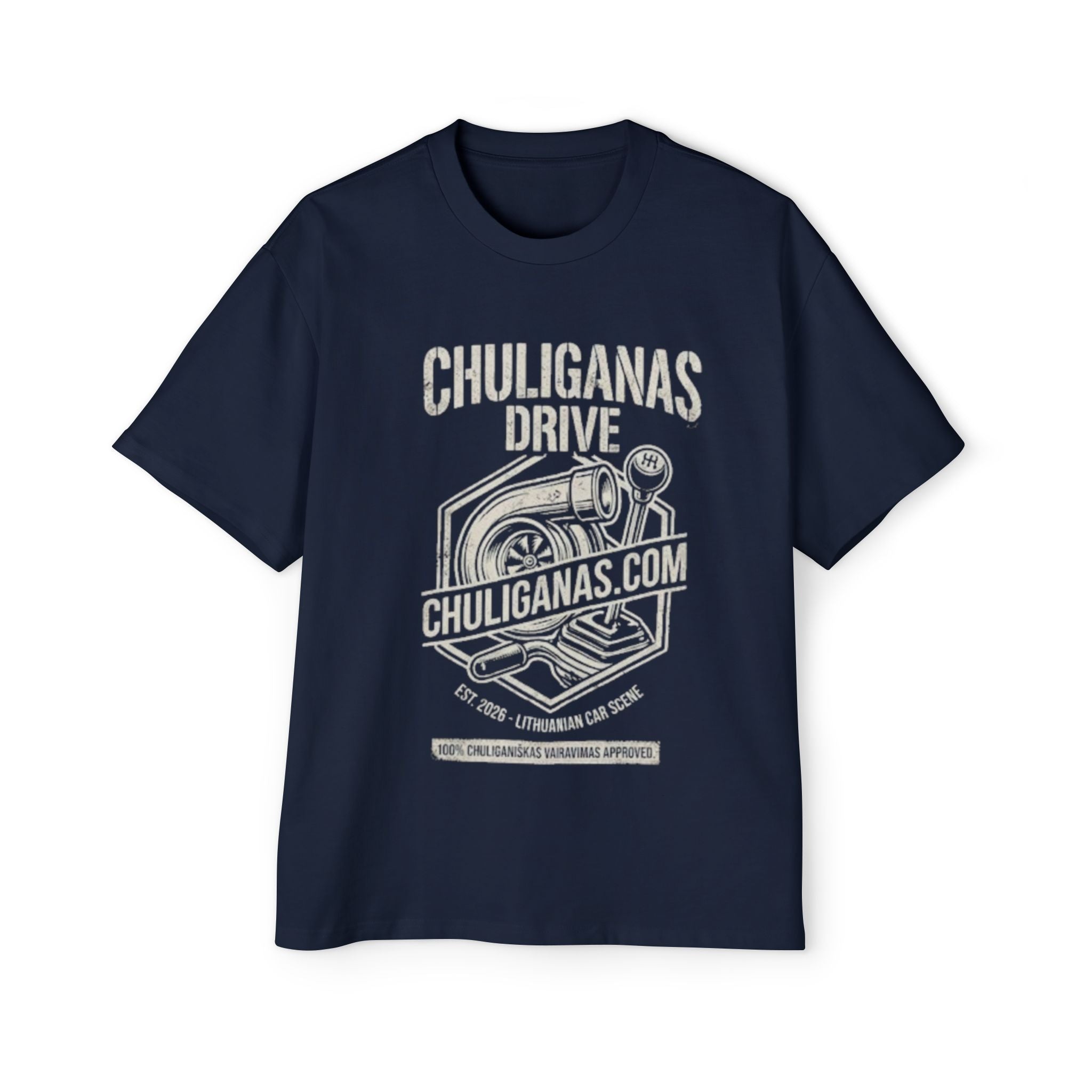 T-Shirt — Chuliganas Drive Vintage Motorcycle Logo Tee