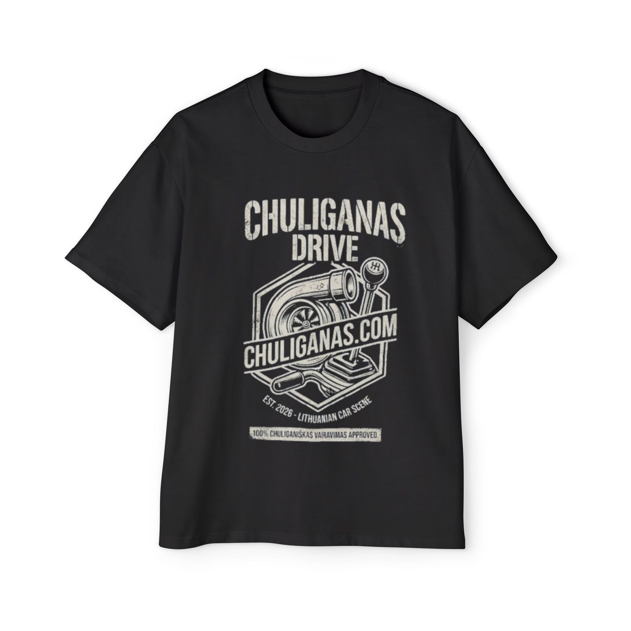 T-Shirt — Chuliganas Drive Vintage Motorcycle Logo Tee
