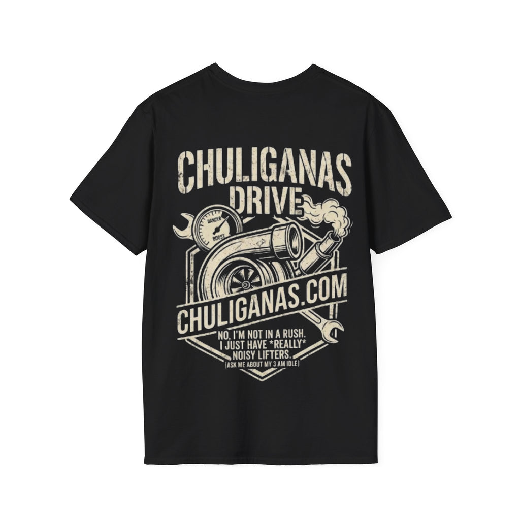 Chill Vibes Surf Patch T-Shirt — Casual Beach Graphic Tee