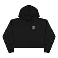 Chuliganas Drive Cropped Hoodie — Vintage Car Logo Streetwear