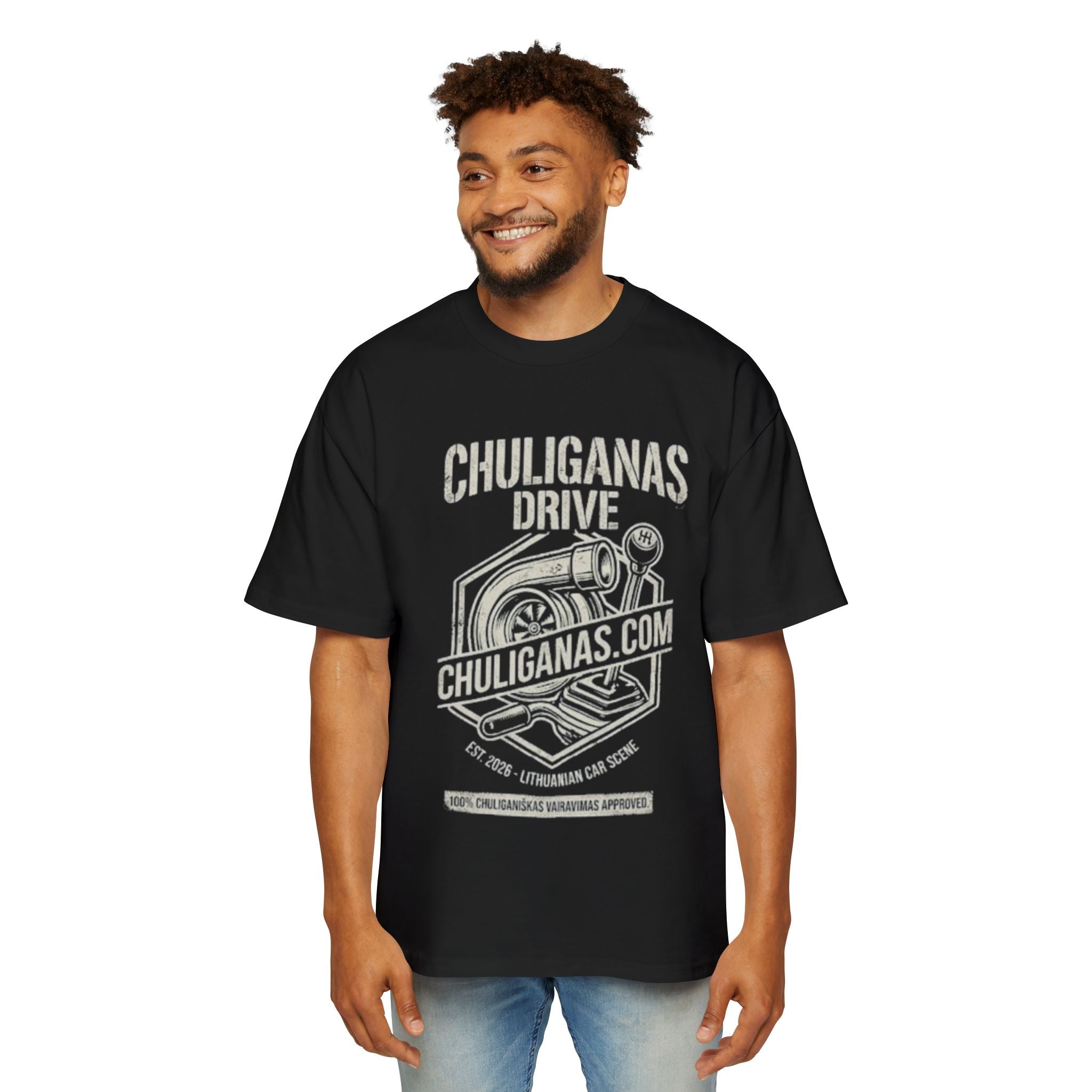 T-Shirt — Chuliganas Drive Vintage Motorcycle Logo Tee