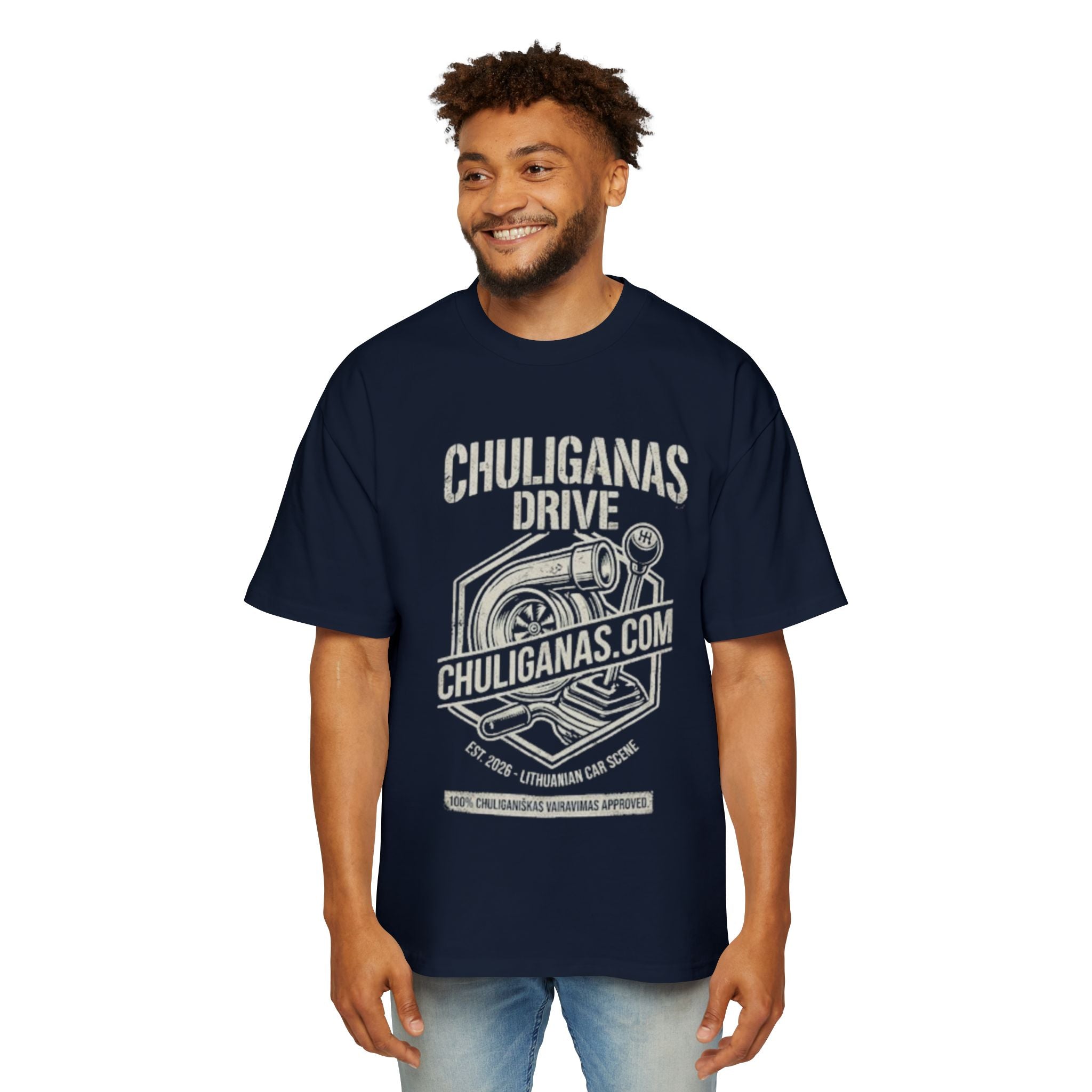 T-Shirt — Chuliganas Drive Vintage Motorcycle Logo Tee