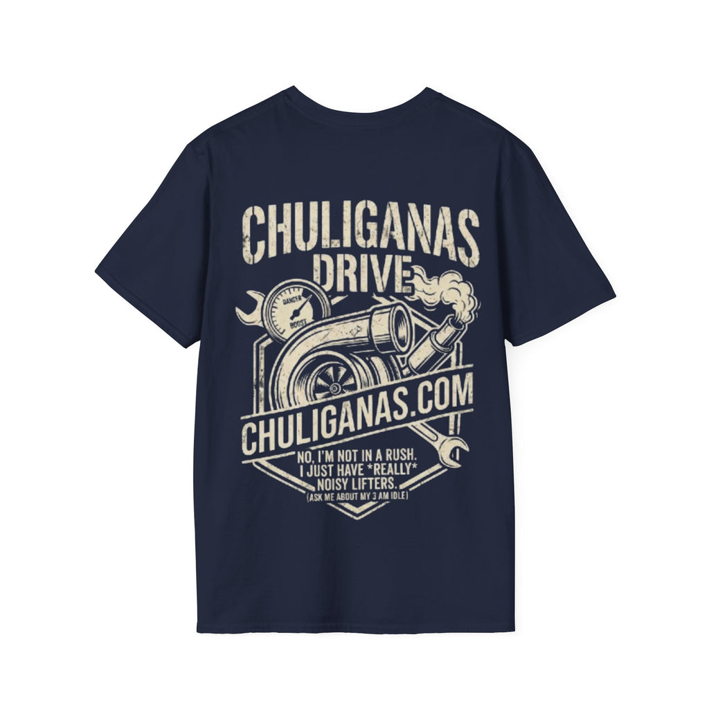 Chill Vibes Surf Patch T-Shirt — Casual Beach Graphic Tee
