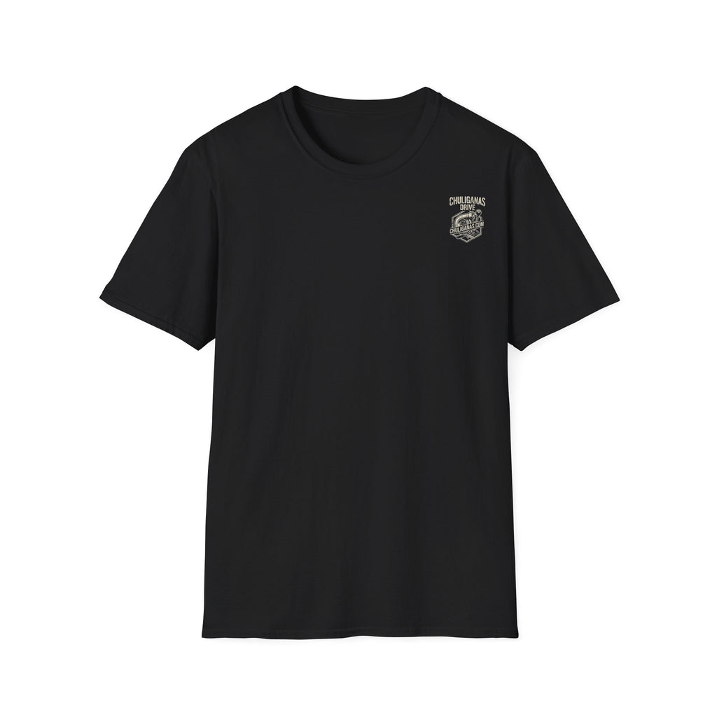 Chill Vibes Surf Patch T-Shirt — Casual Beach Graphic Tee